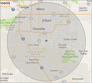 Chandler Computer Repair Company on-site Virus Removal Service Area